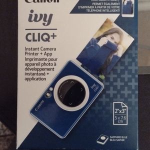 Canon ivy cliq+ instant camera printer/app